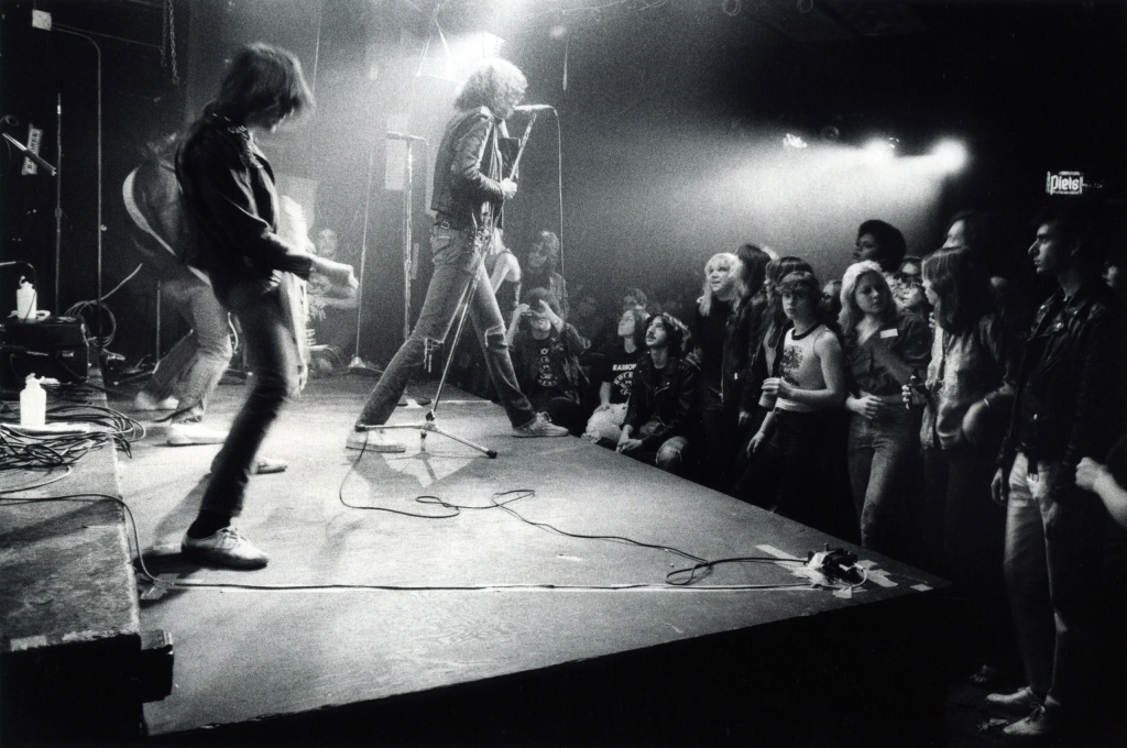 Punk rock performance in 1970's New York.
